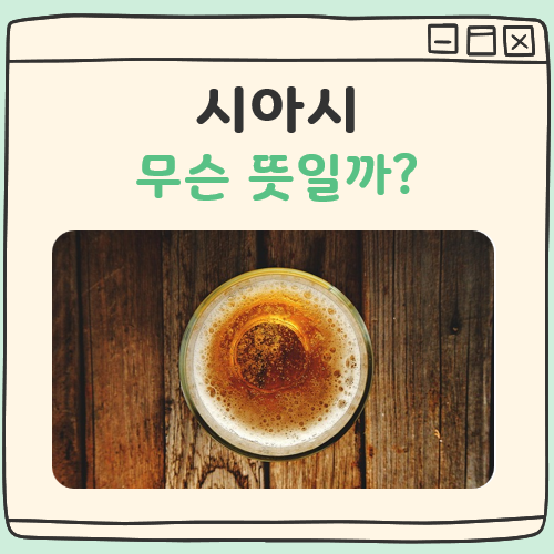 시아시 뜻 대표 이미지